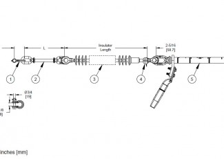 Dead-end Assembly - Single Conductor, 50K